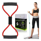 Kit Malhar em Casa 1 Elástico De Tensão Exercício Multifuncional + 1 Corda De Pular Profissional Ajustavel MB Fit