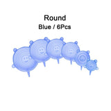 Kit 6 Tampas Silicone |  TopCover® (enviado de São Paulo)