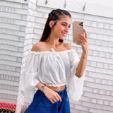 Blusa Ciganinha | Manga Flare