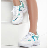 Tênis Sneaker Chunky Colors Plataforma Feminino (enviado de são paulo)